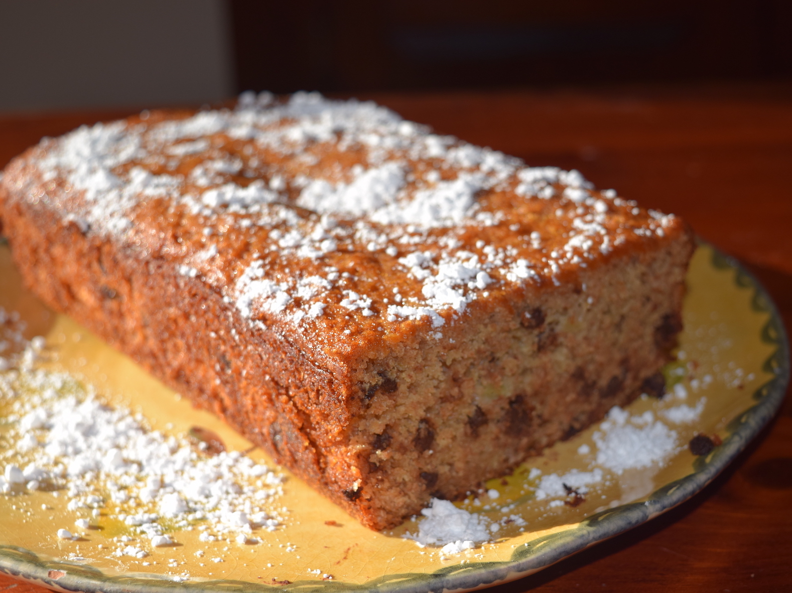 banana chocolate chip loaf